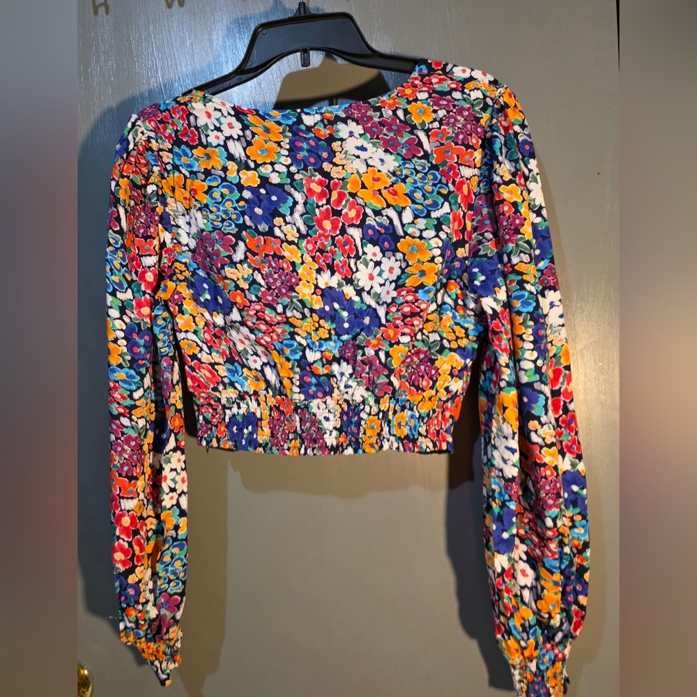 Lost + Wander Women's Floral Crio Blouse - Multicolor - Picture 3 of 7